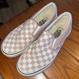 Mauve Pink Slip-on Vans